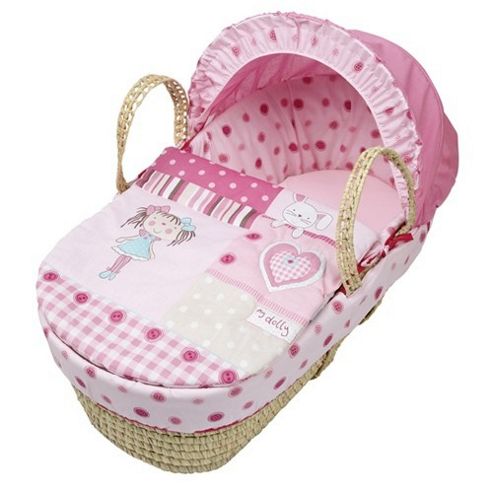 Image of Clair De Lune My Dolly Palm Moses Basket