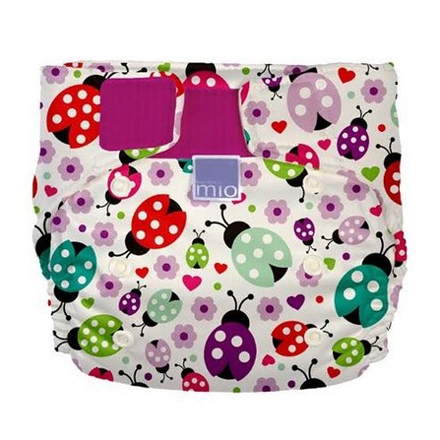 Image of Bambino Mio Miosolo All-in-one Nappy (ladybird Ball)