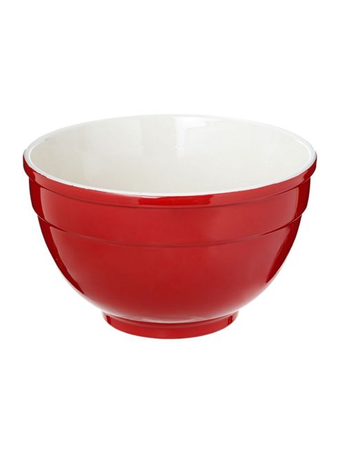 Image of Linea Ceramic Maison Large Mixing Bowl In Red