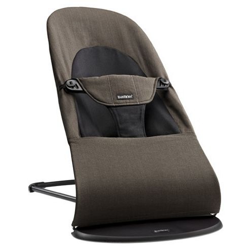 Image of Babybjorn Balance Soft Bouncer Organic (black/brown)