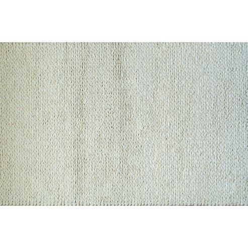 Image of Inrugs Nature Style White Mix Woven Rug - 230cm X 160cm (7 Ft 6.5 In X 5 Ft 3 In)