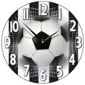 Smith & Taylor Football Wall Clock in Black and White Stripe