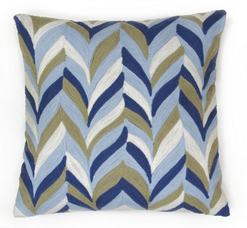 Image of Sabichi Azure Flock Cushion