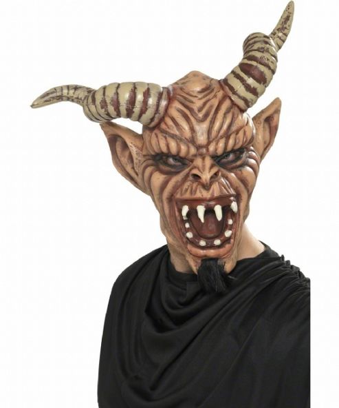 Image of Devil Mask With Goatee And Horns
