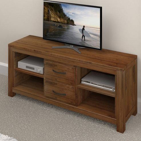 Image of Baumhaus Mayan Walnut Tv Stand