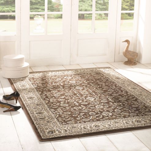Image of Million Point Chatsworth Choc/ivory 60x230 Cm Rug