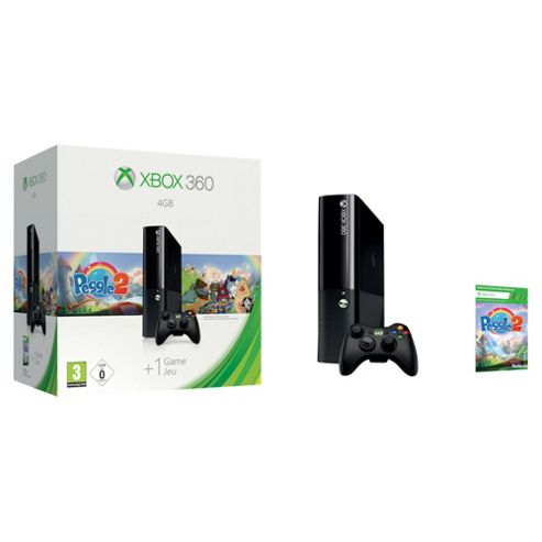 Image of Xbox 360 4gb With Peggle 2