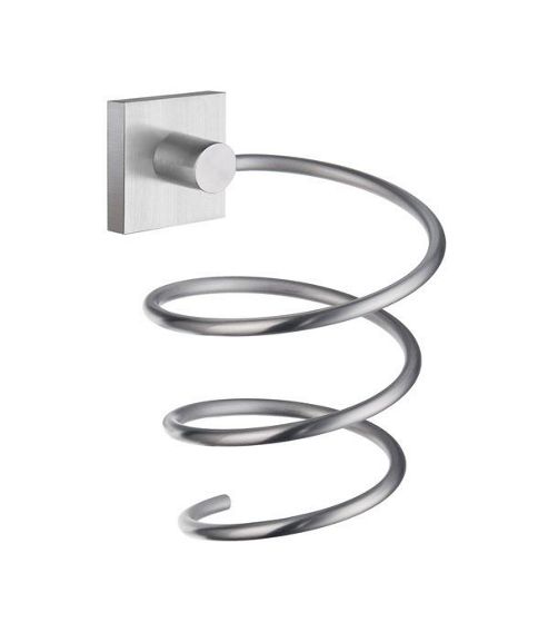 Image of Smedbo House Hairdryer Holder - Brushed Chrome