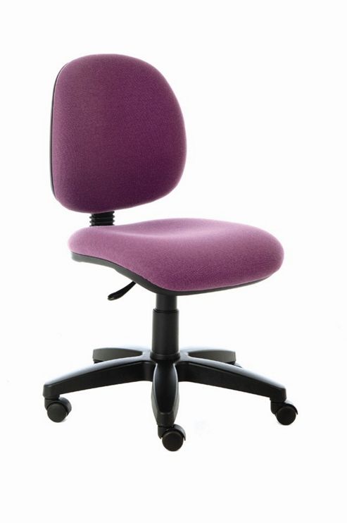 Image of Energo Tamperproof Swivel Adult And Sixth Form Education Chair - Burgundy