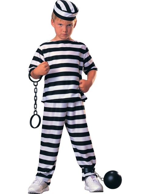 Image of Child Convict Boy Costume Large
