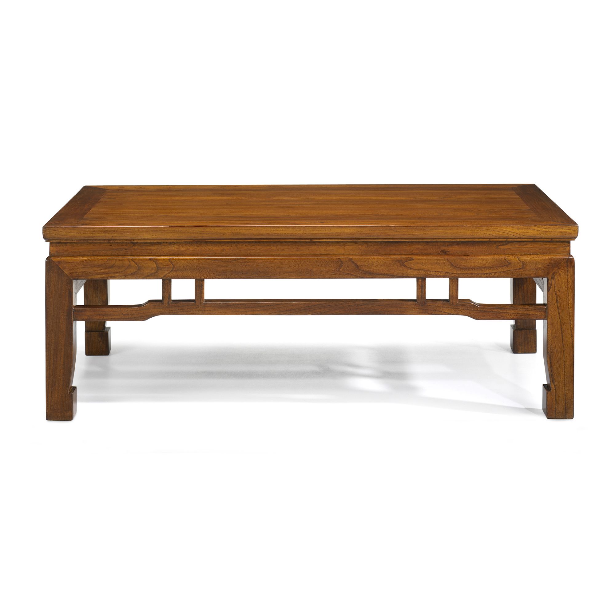 Shimu Chinese Classical Kang Style Coffee Table - Warm Elm at Tesco Direct