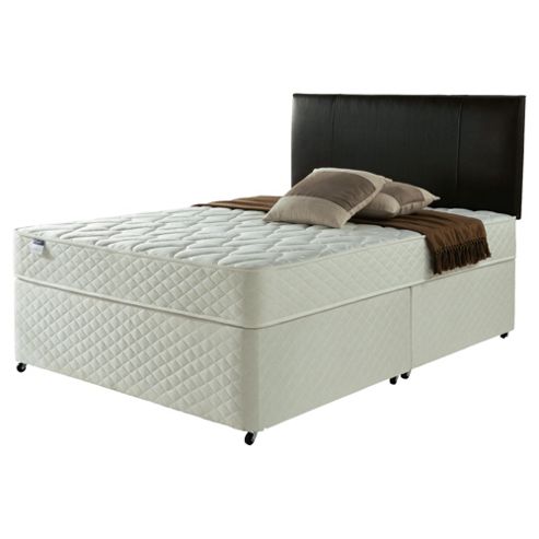 Image of Silentnight Miracoil Comfort Micro Quilt Non Storage Divan - Double (4ft 6in)