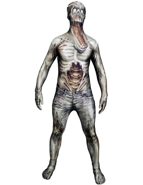 Image of Screaming Zombie Morphsuit Medium