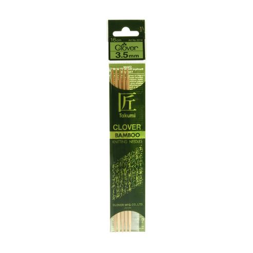 Image of Clover Takumi Bamboo Knitting Needles - 3.5mm - 5pk