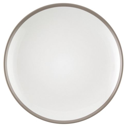 Image of Tesco Two Tone Stoneware Dinner Plate, Taupe