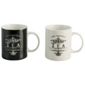 Tesco Cooks Traditional Set of 4 Fine China Mugs.