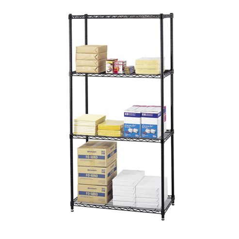 Image of Safco Commercial Shelving Wire In Black
