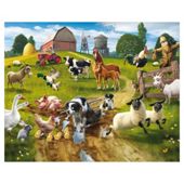 Farmyard Fun Wallpaper Mural 8ft x 10ft