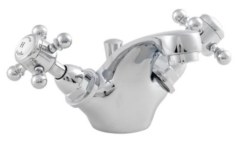 Image of Ultra York Mono Basin Mixer With Pop-up Waste In Chrome