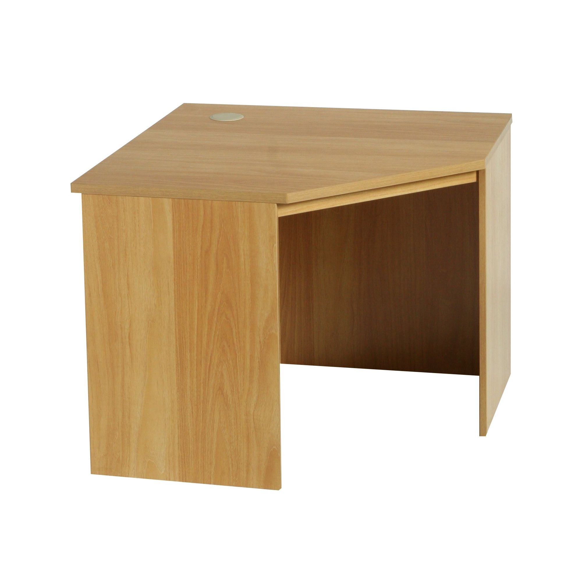 Enduro Home Office Corner Desk / Workstation - Walnut at Tesco Direct