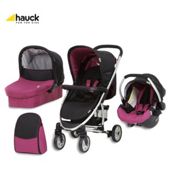 Hauck Malibu All In One Pushchair Caviar/Berry.