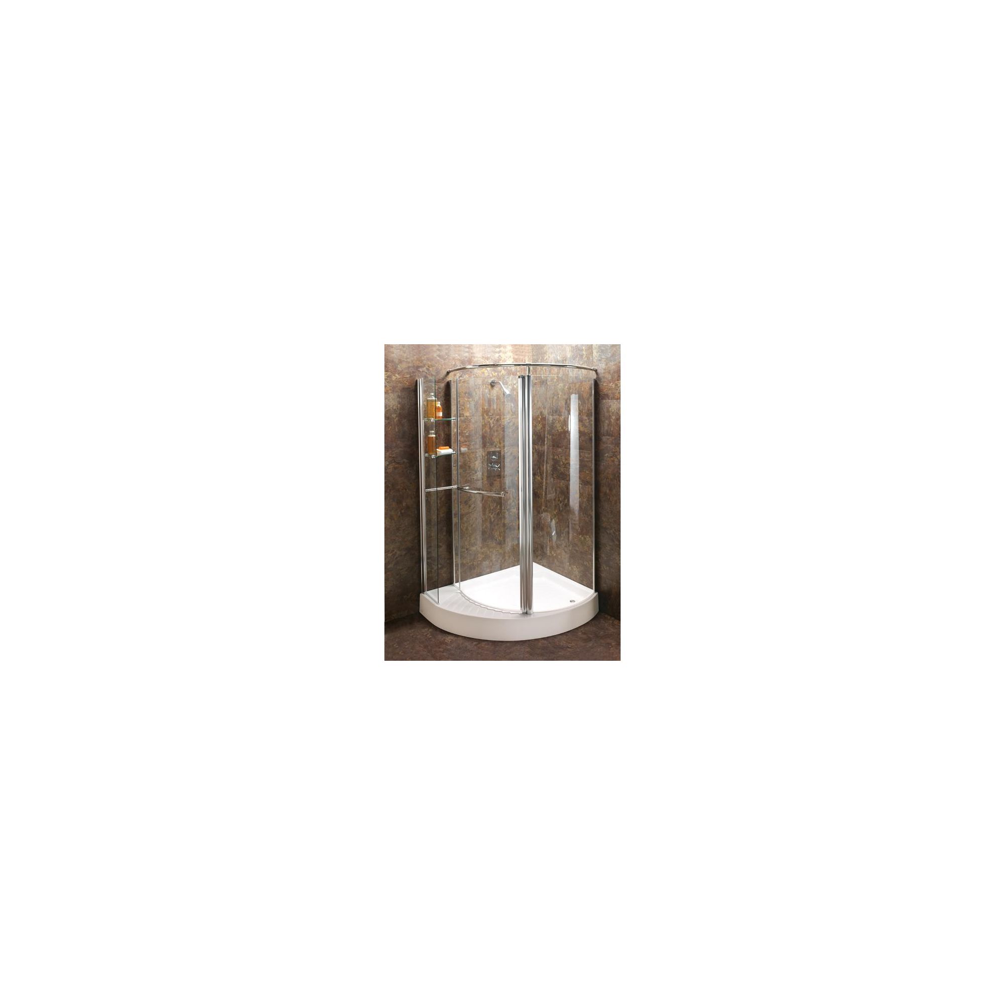 Balterley Offset Quadrant Shower Enclosure with Rotating Shelves, 1250mm x 1000mm, Standard Tray, Right Handed, 6mm Glass at Tesco Direct