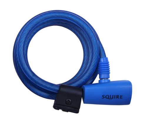 Image of Squire 116 Cable Lock 10mm X 1800mm Blue