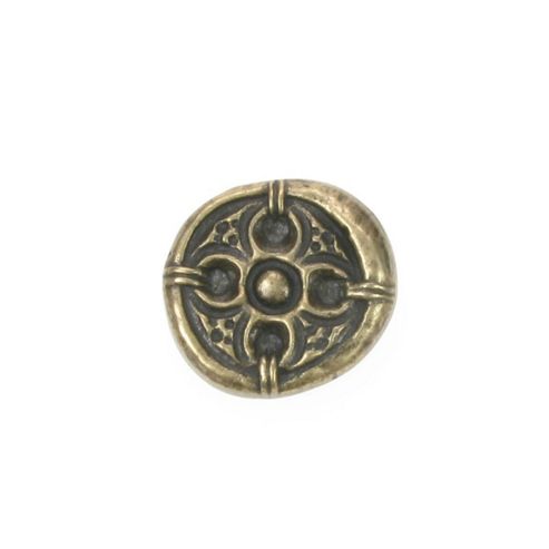 Image of Dill Buttons 30mm Viking Gold