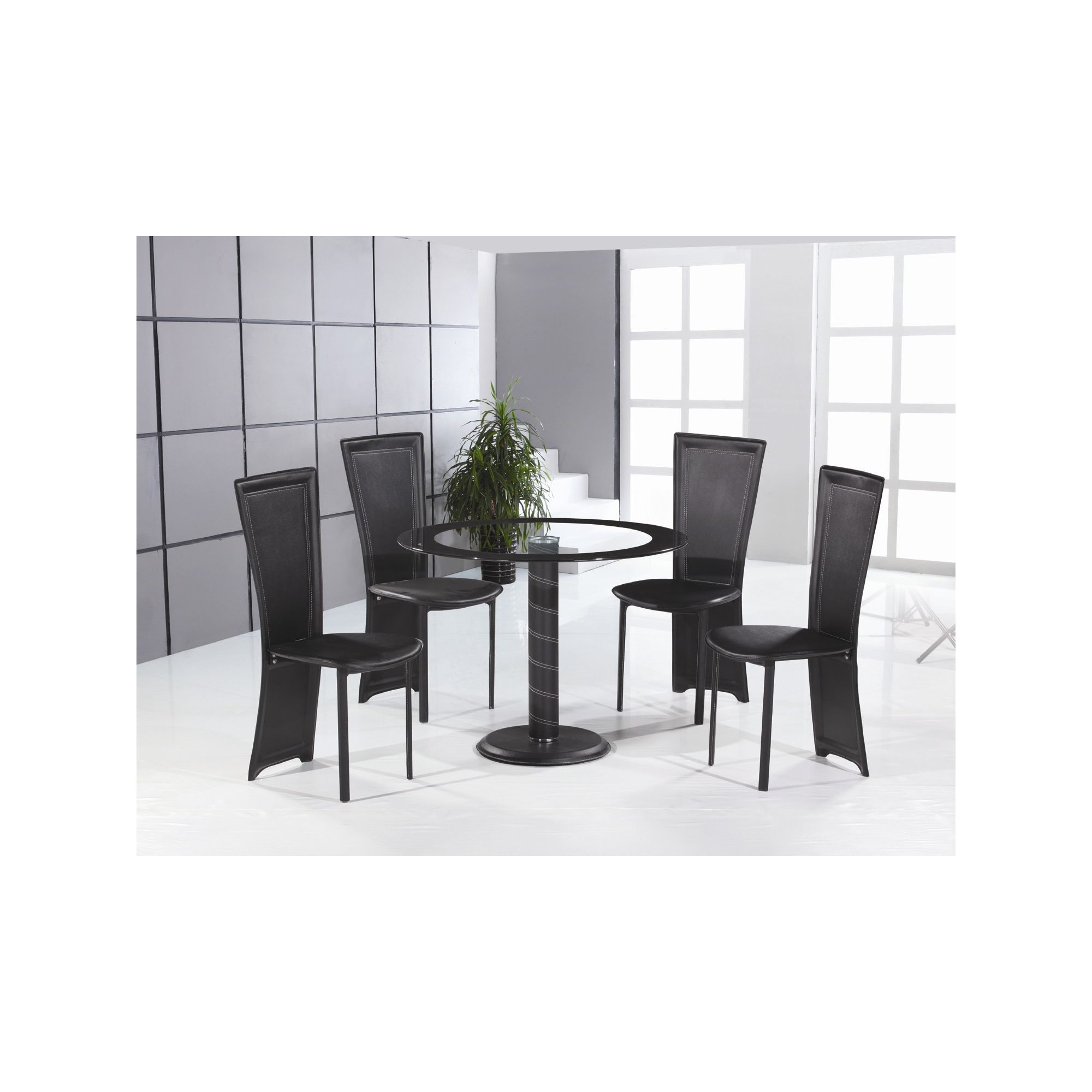 Home Zone Lenora 5 Piece Dining Set at Tesco Direct