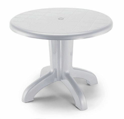 Image of Scab Daytona Round Coffee Table - White