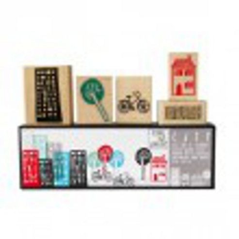 Image of Yellow Owl Workshop Stamp Set - City