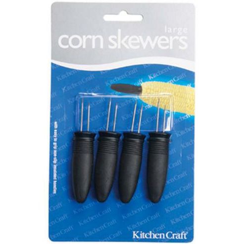 Image of Kitchen Craft Large Corn On The Cob Holders Pack Of Four
