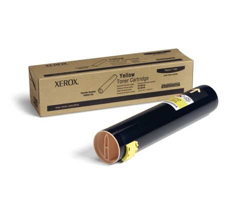 Image of Xerox Toner Cartridge Yellow (yield 25,000 Pages) For Phaser 7760 Printers