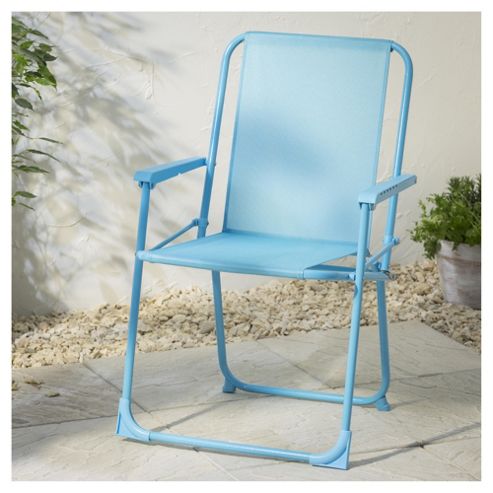 Image of Folding Picnic Chair, Aqua