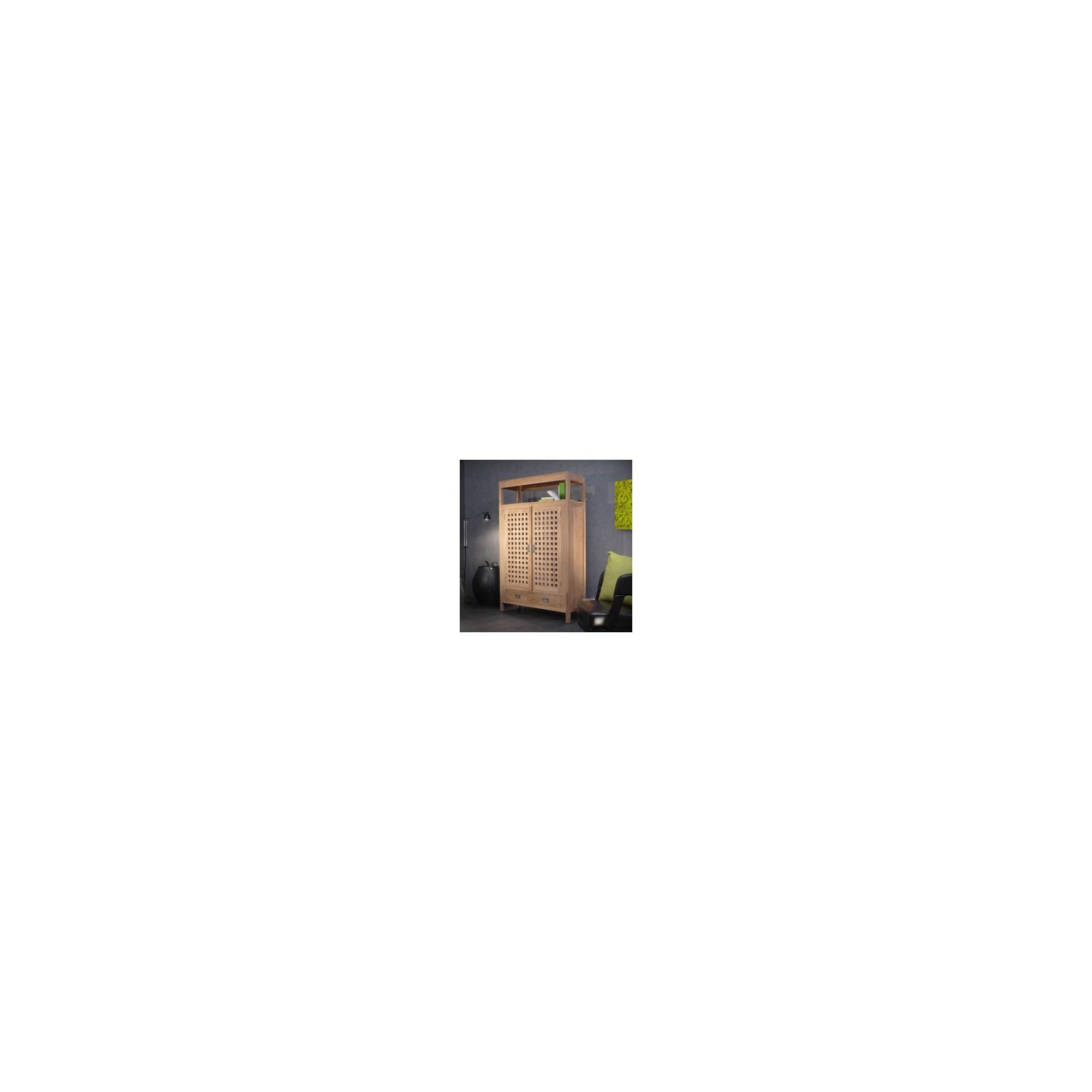 Tikamoon Kwad Teak Wardrobe at Tesco Direct