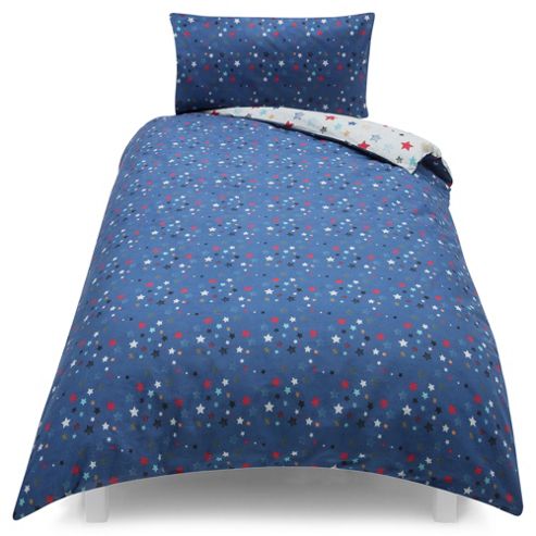 Image of Tesco Kids Stars Single Duvet Set