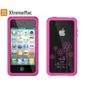 xTremeMac Microshield TATU Case Cover & Screen Protector for iPhone 4 - Pink Flowers