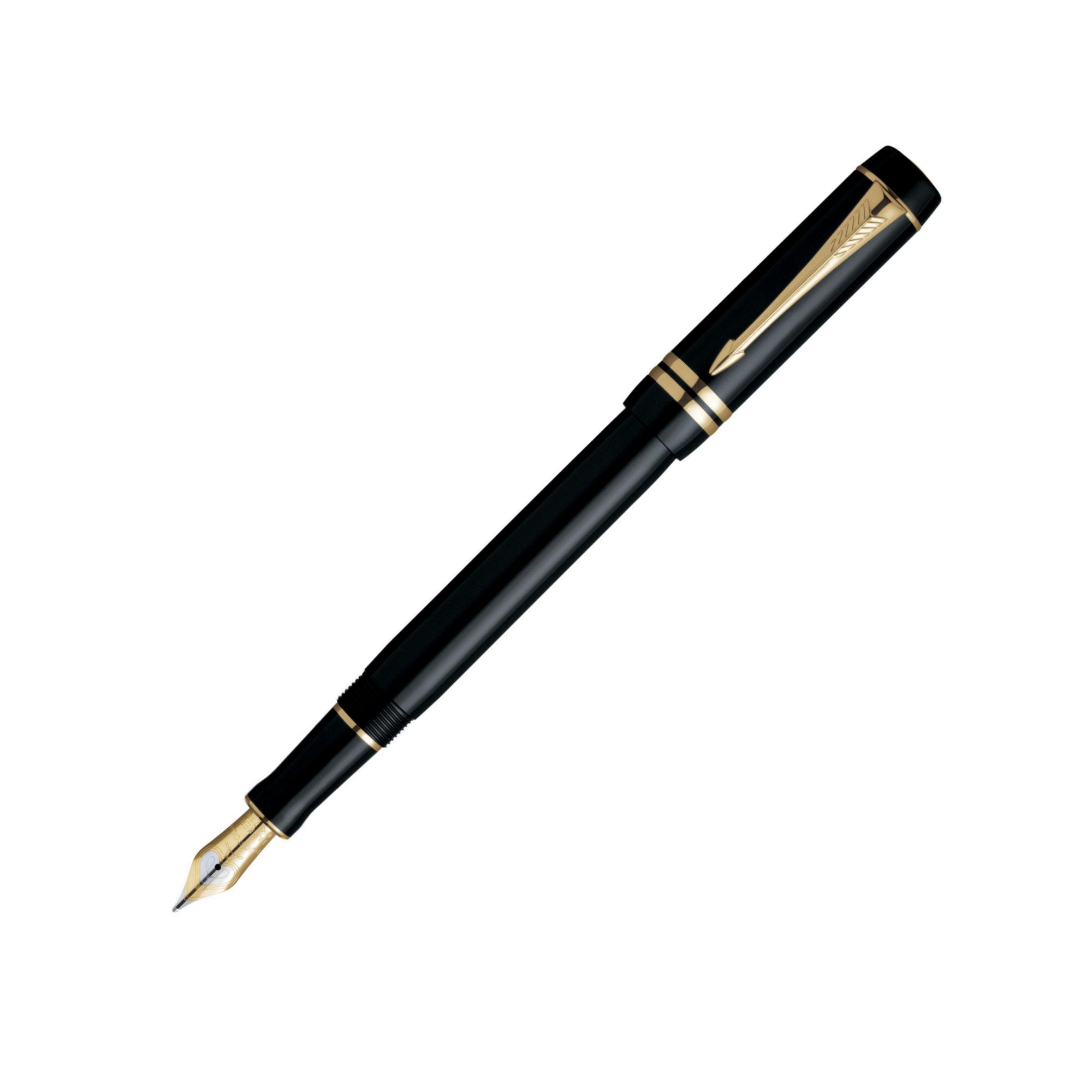 Parker Duofold Black and Gold Centennial Fountain pen at Tescos Direct