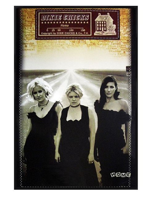 Image of Dixie Chicks Gloss Black Framed Home Poster