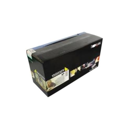 Image of Lexmark C752, C762 Yellow High Yield Print Cartridge (15k)