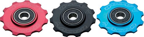 Image of Acor 11t Cnc Alloy Jockey Wheel: Silver