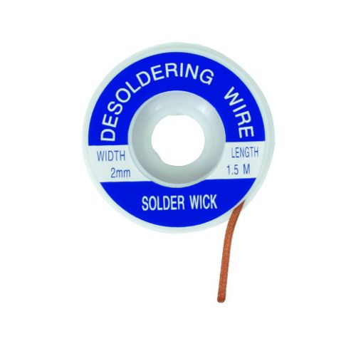 Image of Desoldering Copper No-clean Flux Braid Wire 2mm 1.5m