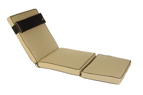 Image of Glencrest Seatex Bespoke Lounger Cushion - Natural