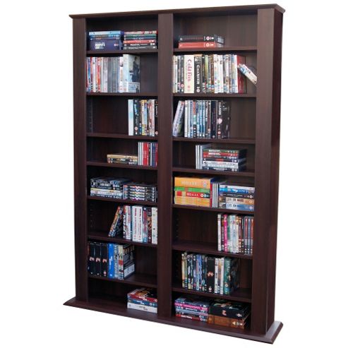 Image of Techstyle Multimedia Cd / Dvd Storage Shelves - Dark Oak