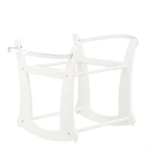 Image of Obaby Rocking Moses Basket Stand - White