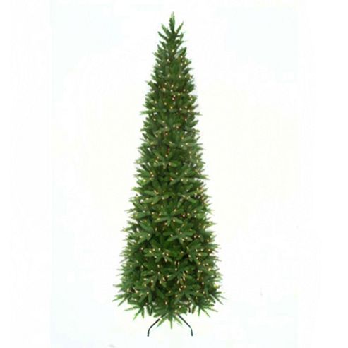 Buy 8ft Aspen Pine Luxury Pre-Lit Premium PE Slim Christmas Tree from 