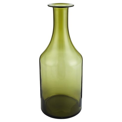 Image of Tesco Green Bottle Vase Large