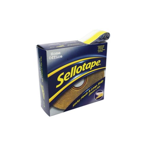 Image of Sellotape Sticky Hook And Loop 6 Metre Strip 4100 830278