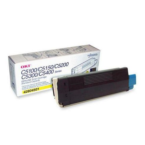 Image of Oki Toner Cartridge For C5200/5400 Printers -yellow