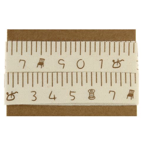 Image of Ribbon Matchbook - Patterned Tape Measure Ribbon - Centimetres